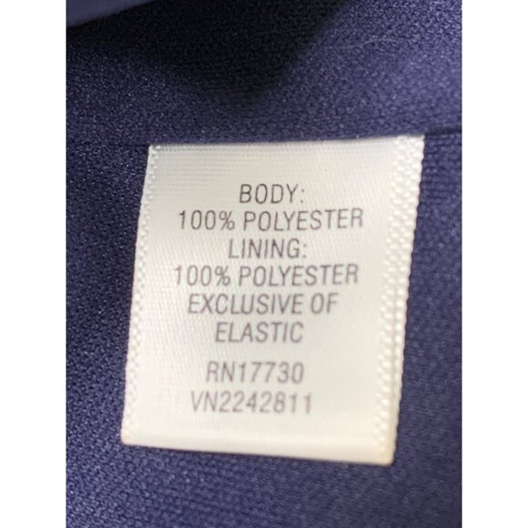 Xhilaration Strapless Floral Maxi Dress L Navy Chiffon Overlay RY10376 Island - Picture 7 of 7